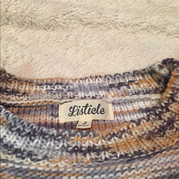 Multicolored oversized sweater by Listicle - Picture 3 of 3